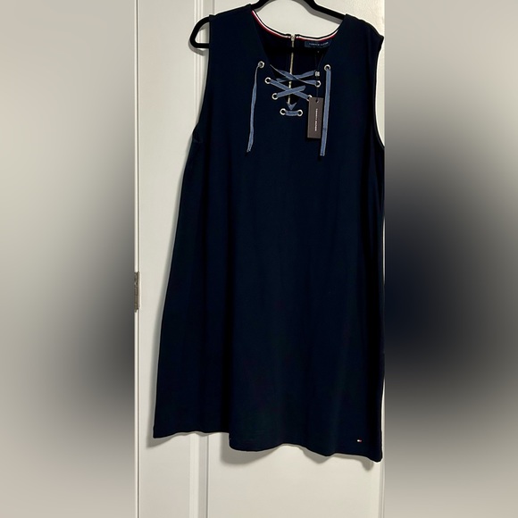 NWT Tommy Hilfiger Lace Up Dress PLUS Size - Picture 6 of 6